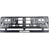 Set 2 bucati, suport numar inmatriculare, Scania