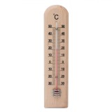 Termometru de Perete, Meteo, Lemn, 19 cm, Temperatură -30║C - +50║C