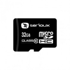 Card Serioux microSDHC 32GB Clasa 10 cu adaptor SD SFTF32AC10 foto