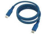 Cablu USB-C USB 2.0, 1 m, albastru, 100 W
