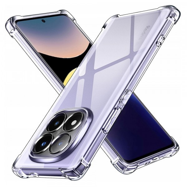 Husa pentru Xiaomi Redmi Note 14 Pro5G, Techsuit, Shockproof Clear, Transparenta