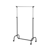 Suport pentru haine si umerase Metalic cu Roti 82.5x43x171cm, Oem