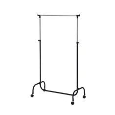 Suport pentru haine si umerase Metalic cu Roti 82.5x43x171cm