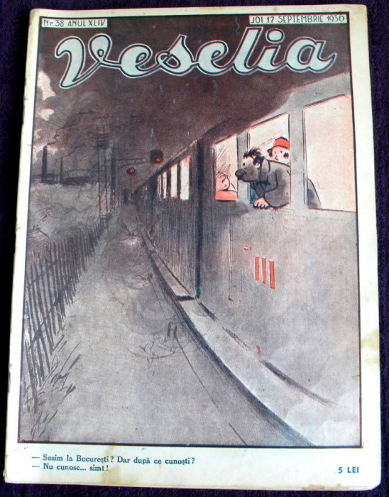 Revista &rdquo;VESELIA&rdquo; &ndash; Nr. 38 / 1936, ilustratii erotice art deco