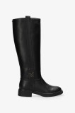 Mexx cizme SAYA ROLLER culoarea negru, cu toc plat, MI001801753W-01