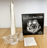 Suport lum&acirc;nare / Sfesnic - Rosenthal - Rose in glas - cutie originala