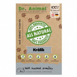 Dr.Animal 100% f&acirc;șii de iepure 80 g