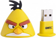 MEMORIE USB EMTEC 4GB ANGRY BIRDS YELLOW EKMMD4GA102 foto