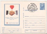 bnk cp Societatea de Cruce Rosie RSR - marca fixa - stampila ocazionala Expofil Iasi 1980