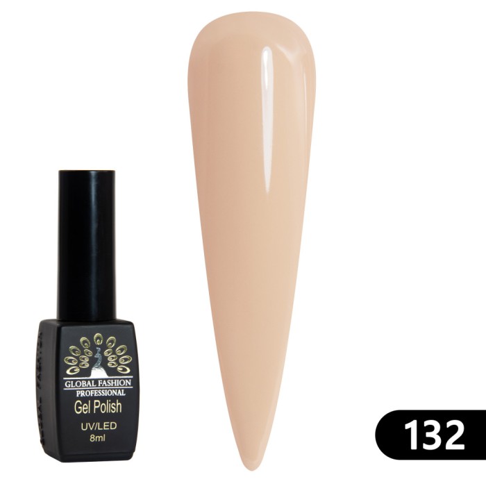 Oja semipermanenta BLACK ELITE, Global Fashion 8 ml, 132