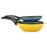 Set 3 oale din aluminiu cu acoperire antiaderenta Zass Gourmet ZG-ACS 03 Color - NOU
