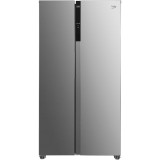 Side by side Beko GNO5322XPN, 532 l, Clasa E, NeoFrost Dual Cooling,Compresor ProSmart Inverter, Display with touch control, H 177 cm, Inox Look