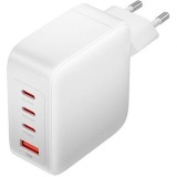 ALIMENTATOR SmartPhone la 220V Vention 4-Port USB (C + C + C + A) GaN Charging Kit (140W/140W/30W/18W) EU-Plug, &quot;FEIW0-EU&quot; (timbru verde 0.18 lei)