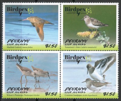 Penrhyn 2018 Mi 841/44 MNH - Birdpex 8, Mondorf-les-Bains: pasari foto