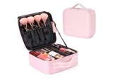 Geantă pentru cosmetice, roz, 25.5x22.5x9.3 cm, Oem