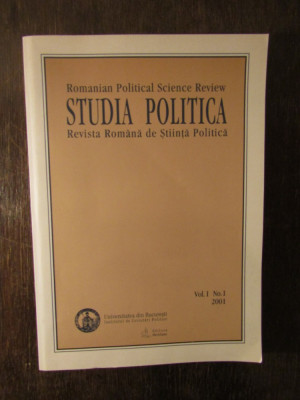 STUDIA POLITICA.REVISTA ROMANA DE STIINTE POLITICE , AN 2001 /NR 1 foto