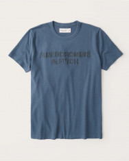 Tricou Abercrombie &amp;amp; Fitch Albastru mas L-Reducere finala!! foto