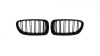 Grile Duble Negru Lucios M Design BMW F10 F11, Set 2 Bucati, Aspect Sport