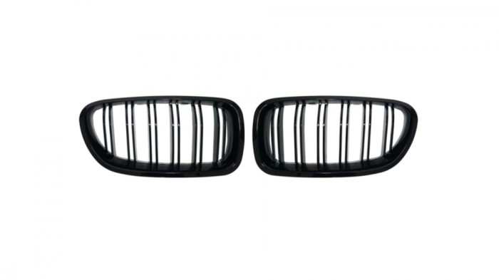 Set 2 grile duble, negru lucios, M Design pentru BMW F10