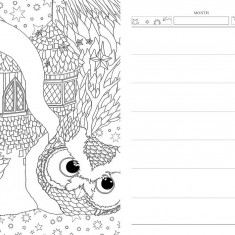 The Time Garden Week-At-A-Glance Coloring | Daria Song