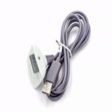 Cablu de incarcare USB pentru controlerul XBOX 360 gri, VHBW