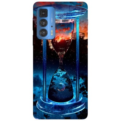 Husa compatibila cu Motorola G20 model The flow of time, Silicon, TPU, Viceversa foto