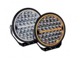 Proiector LED Auto Faza Lunga Siberia Night Ranger STRADS, DRL, 170W, 10485lm, 9-35V, Spot, Alb/Chihlimbar, IP67/69K, 228.6mm