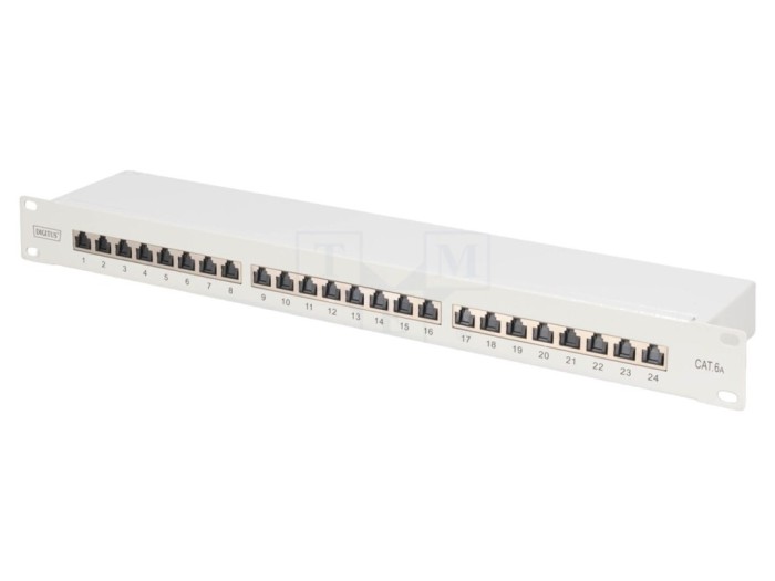 Patch panel RJ45 24 porturi Cat 6a