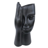 Cumpara ieftin Vaza decorativa, Fata umana, 27 cm, Negru, 469H-1
