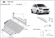 Scut motor metalic Ford KA+ III 2014-prezent foto