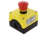 Casetă de comandă buton ciupercă IP67 NC