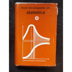 MICA ENCICLOPEDIE DE STATISTICA foto