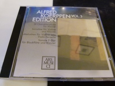 10 piese pt. pian si cor - Alfred Koerppen, cd foto