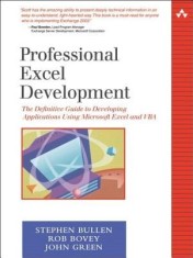 Professional Excel Development: The Definitive Guide to Developing Applications Using Microsoft Excel and VBA foto