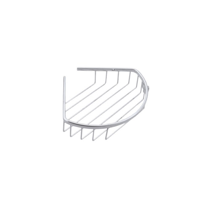 Etajera pentru baie, din inox, un raft, 200 x 200 mm, S301