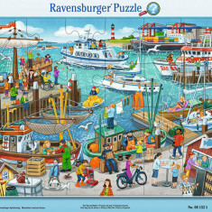 Puzzle - O zi in port, 24 piese | Ravensburger