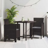 VidaXL Scaun pentru Grădină 2 pcs Maro Dimensiune: 53 x 49 x 85 cm PP 847456