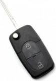 Audi - Carcasa cheie tip briceag cu 2 butoane - baterie 1616, Carguard