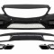 Bara Fata fara grila centrala si Difuzor cu Ornamente Evacuare Crom Mercedes C-Class W205 S205 (2014-2018) C63 Design Performance AutoTuning