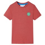 Tricou pentru copii, paprika, 104, vidaXL