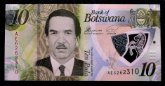 BOTSWANA 10 Pula 2018 Polimer UNC necirculata ** foto