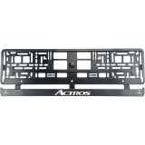 Set 2 bucati, suport numar inmatriculare Carbon, Mercedes Actros, Autohelix MSA
