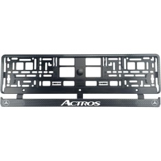 Set 2 bucati, suport numar inmatriculare Carbon, Mercedes Actros
