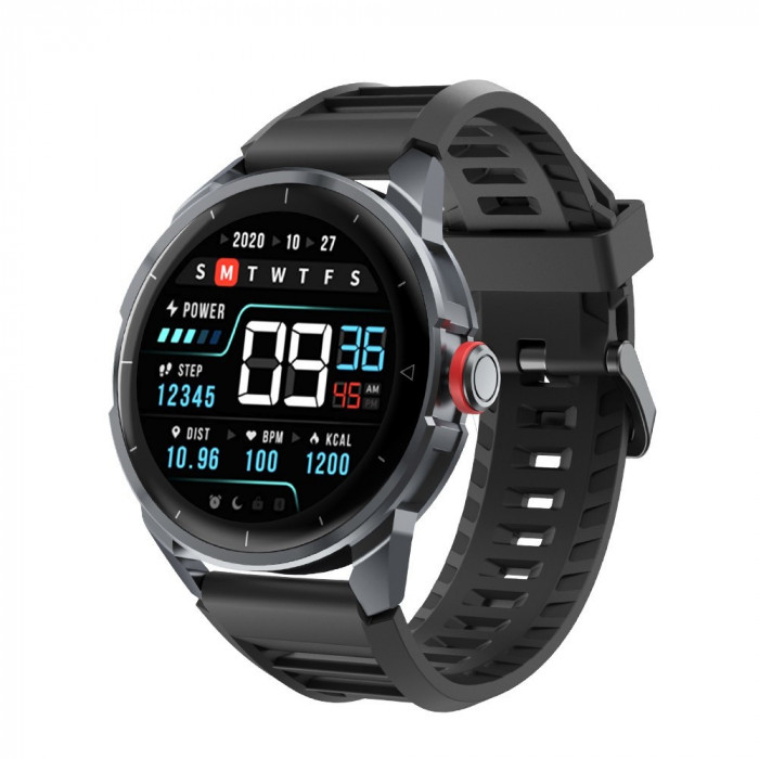 Smartwatch barbati TIO Ritm cardiac Vremea Monitorizare somn Mesaje vocale