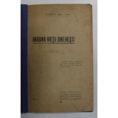 IMAGINEA VIETII OMENESTI de CEBES ,500 I. Hr., EDITIE INTERBELICA