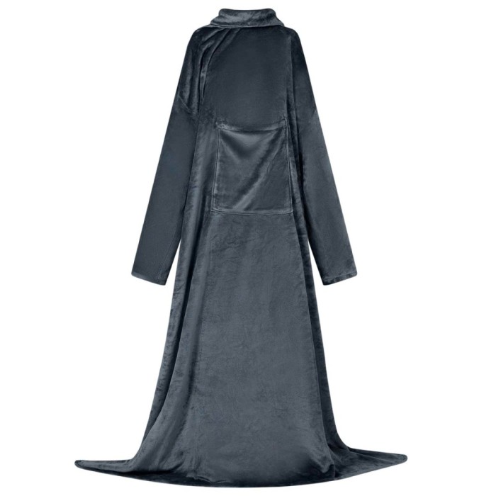 vidaXL Hanorac pătură Albastru marin Flanelă 42017177