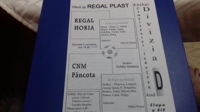 program Regal Horia - CNM Pancota foto