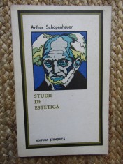 STUDII DE ESTETICA-ARTHUR SCHOPENHAUER