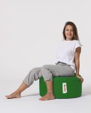 Cumpara ieftin Taburet puf de grădină Round Verde 55x30 cm