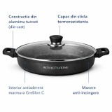 Oala joasa din aluminiu turnat cu capac 34 cm Royalty Line